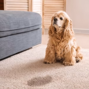 dog in Poquoson, VA waiting on dog walker